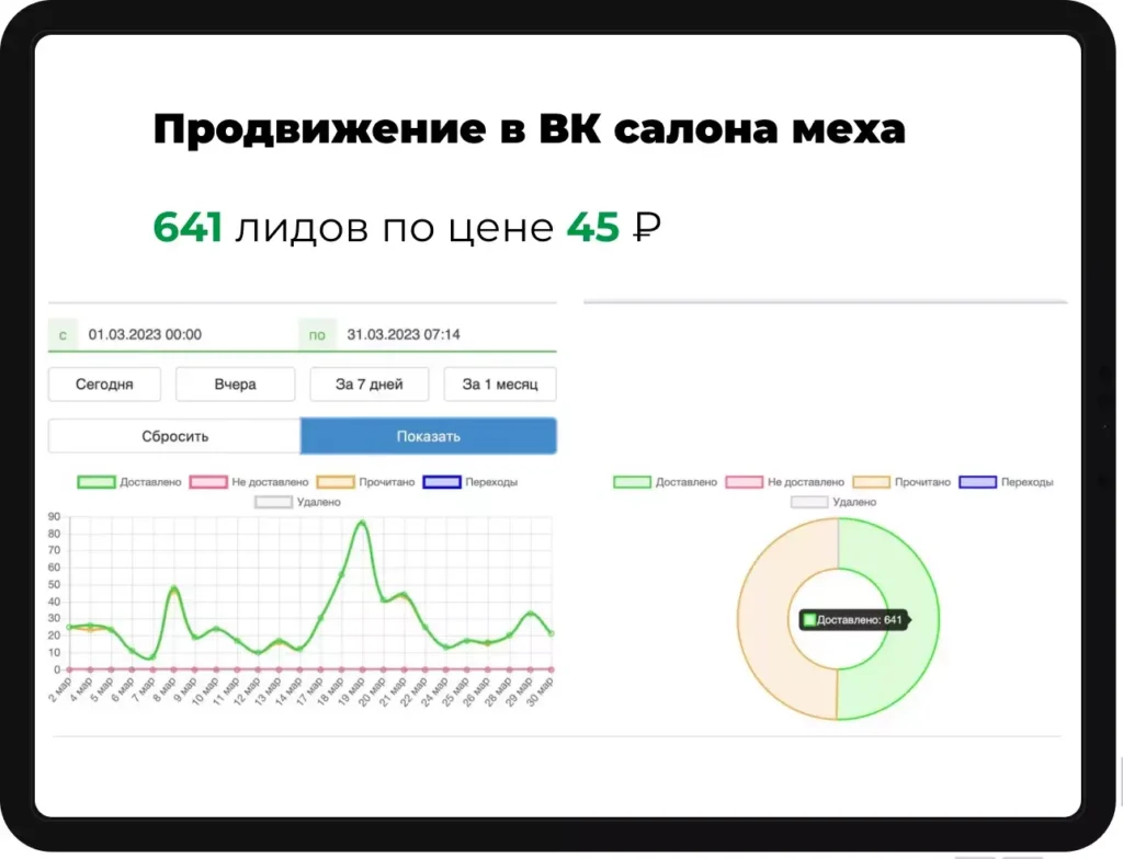 Пример СЕО продвижения сайта